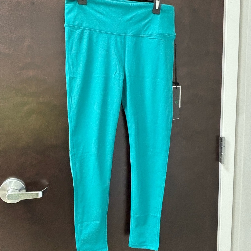 Mono B Blue Leggings Athletic Stretch Fit
